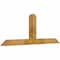 Ekena Millwork Portland Rough Sawn Timber Gable Bracket, Western Red Cedar, 60"W x 22"H x 4"D x 4"F, 9/12 Pitch GBW060X22X0404POR00RWR - alternate 3